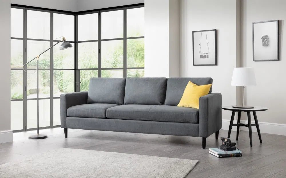 Sienna 3 Seater Sofa in Forge Grey - Versatile Corner & Ottoman - Luminex FurnitureSofasMAR501