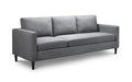 Sienna 3 Seater Sofa in Forge Grey - Versatile Corner & Ottoman - Luminex FurnitureSofasMAR501