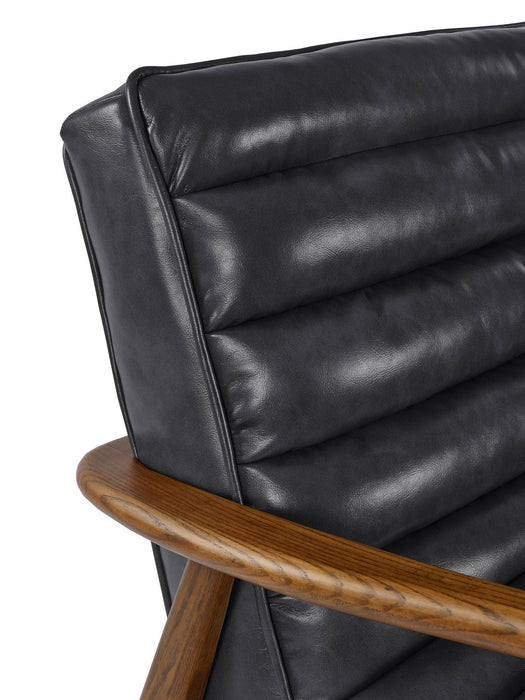 Sienna Accent Chair - Brown or Black Faux Leather - Luminex FurnitureOccasional ChairsMAR001