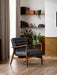 Sienna Accent Chair - Brown or Black Faux Leather - Luminex FurnitureOccasional ChairsMAR001