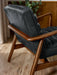 Sienna Accent Chair - Brown or Black Faux Leather - Luminex FurnitureOccasional ChairsMAR001