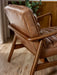 Sienna Accent Chair - Brown or Black Faux Leather - Luminex FurnitureOccasional ChairsMAR002