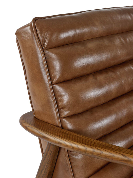 Sienna Accent Chair - Brown or Black Faux Leather - Luminex FurnitureOccasional ChairsMAR002