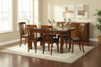 Sienna Butterfly Extending Table & 6 Chairs – Mahogany Finish - Luminex FurnitureDining SetCAN801