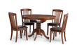 Sienna Round To Oval Extending Table - Mahogany - Luminex FurnitureDining TableCAN007