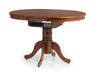 Sienna Round To Oval Extending Table - Mahogany - Luminex FurnitureDining TableCAN007