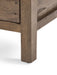 Sierra 3 Drawer Bedside – Rustic Reclaimed Wood Bedroom Storage - Luminex FurnitureBedside TableHER211