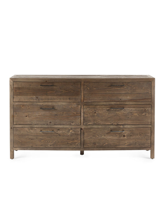 Sierra 6 Drawer Wide Chest - Luminex FurnitureChest of drawersHER214