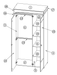 Solaro Oak & White Gloss 2 - Door Wardrobe - LuminexFurnitureWardrobe3175