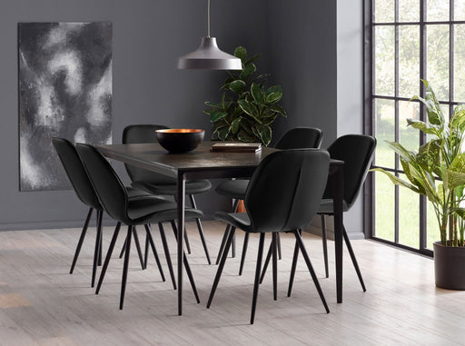 Sorelle Dining Chairs – Grey Upholstery (Set of 2) - Luminex FurnitureChairsOTT101