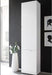 Sorento Tall White Gloss 3 - Door Bookcase - Luminex FurnitureBookcase2621