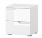 Sorento White Gloss 2 - Drawer Bedside Table - Luminex FurnitureBedside Table2713