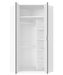 Sorento White Gloss Mirrored Corner Wardrobe - Luminex FurnitureWardrobe2292