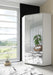 Sorento White Gloss Mirrored Corner Wardrobe - Luminex FurnitureWardrobe2292