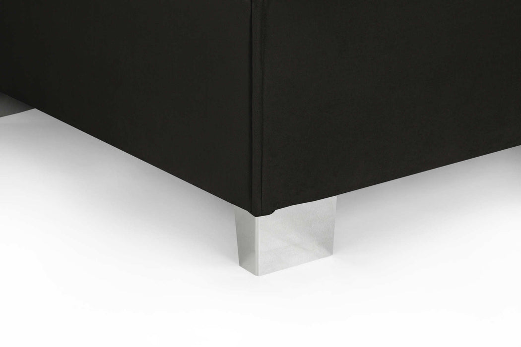 Sorrento Black U - Shape Corner Sofa – Velvet 7 Seater - Luminex FurnitureSofassloane_black_u_shape