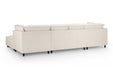 Sorrento Cream U - Shape Corner Sofa – Velvet 7 Seater - Luminex FurnitureSofassloane_cream_u_shape