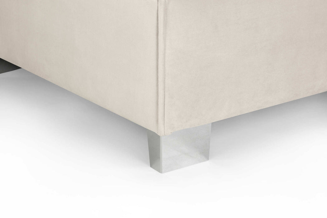 Sorrento Cream U - Shape Corner Sofa – Velvet 7 Seater - Luminex FurnitureSofassloane_cream_u_shape