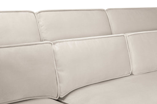 Sorrento Cream U - Shape Corner Sofa – Velvet 7 Seater - Luminex FurnitureSofassloane_cream_u_shape