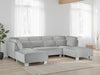 Sorrento Grey U - Shape Corner Sofa – Velvet 7 Seater - Luminex FurnitureSofassloane_grey_u_shape