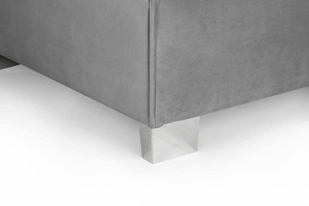 Sorrento Grey U - Shape Corner Sofa – Velvet 7 Seater - Luminex FurnitureSofassloane_grey_u_shape