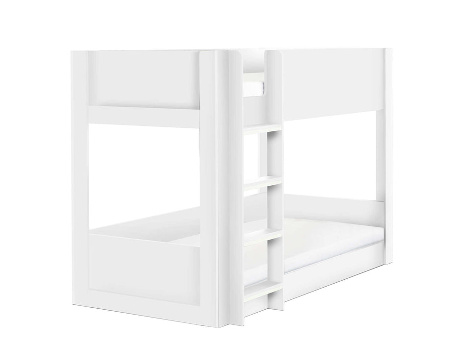 Stalham Bunk Bed – All White Kids’ Bunk - Luminex FurnitureBunk BedSOL101