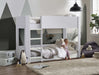 Stalham Bunk Bed – All White Kids’ Bunk - Luminex FurnitureBunk BedSOL101