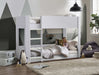 Stalham Bunk Bed – All White Kids’ Bunk - Luminex FurnitureBunk BedSOL101