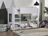 Stalham Bunk Bed – All White Kids’ Bunk - Luminex FurnitureBunk BedSOL101