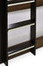 Stalham Bunk Bed – Rustic & Black Kids’ Bunk - Luminex FurnitureBunk BedSOL102