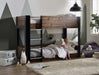 Stalham Bunk Bed – Rustic & Black Kids’ Bunk - Luminex FurnitureBunk BedSOL102