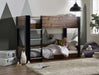 Stalham Bunk Bed – Rustic & Black Kids’ Bunk - Luminex FurnitureBunk BedSOL102