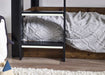 Stalham Bunk Bed – Rustic & Black Kids’ Bunk - Luminex FurnitureBunk BedSOL102