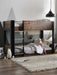 Stalham Bunk Bed – Rustic & Black Kids’ Bunk - Luminex FurnitureBunk BedSOL102