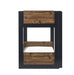 Stalham Bunk Bed – Rustic & Black Kids’ Bunk - Luminex FurnitureBunk BedSOL102