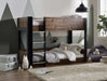Stalham Bunk Bed – Rustic & Black Kids’ Bunk - Luminex FurnitureBunk BedSOL102