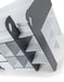 Stratford Mid Sleeper Bed with Storage – Black & White - Luminex FurnitureMid SleepersSAT401