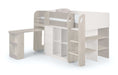 Stratford Mid Sleeper Bed with Storage – Taupe - Luminex FurnitureMid SleepersSAT405