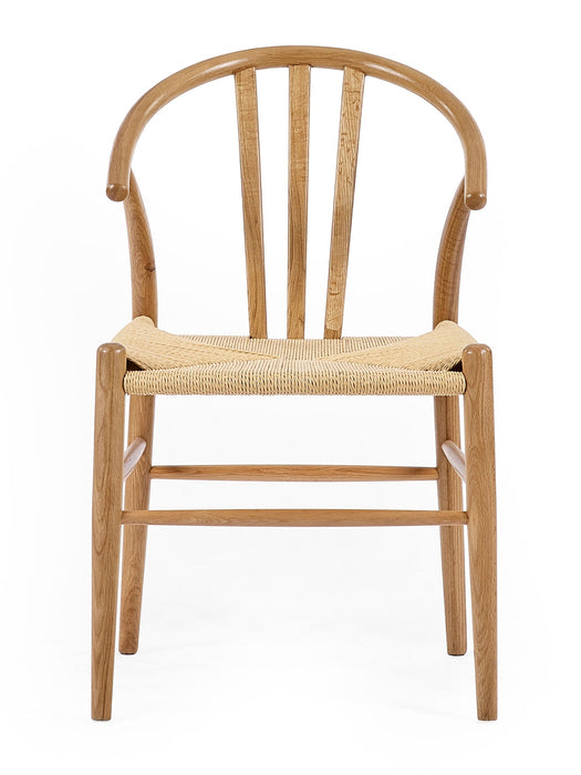 Stratton Natural Oak Dining Chairs – Set of 2 - Luminex FurnitureChairsSYM101