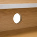 Stravon Desk – Oak & White Finish with Shelf & Cable Hole - Luminex FurnitureDeskPAL101