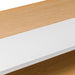 Stravon Desk – Oak & White Finish with Shelf & Cable Hole - Luminex FurnitureDeskPAL101
