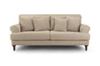 Sutherland Beige 3 Seater Sofa – Classic Fabric Design - Luminex FurnitureSofassummer_sofa_beige_3_seater