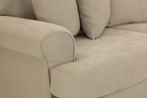 Sutherland Beige 3 Seater Sofa – Classic Fabric Design - Luminex FurnitureSofassummer_sofa_beige_3_seater