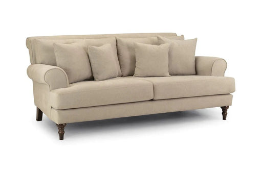 Sutherland Beige 3 Seater Sofa – Classic Fabric Design - Luminex FurnitureSofassummer_sofa_beige_3_seater