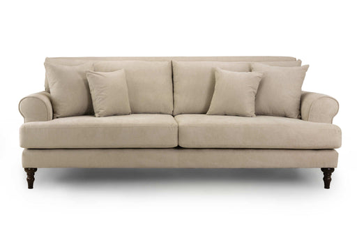 Sutherland Beige 4 Seater Sofa – Classic Fabric Design - Luminex FurnitureSofassummer_sofa_beige_4_seater