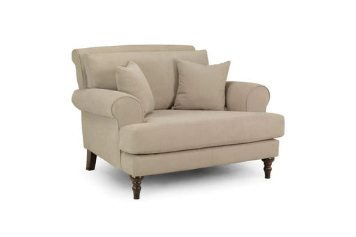 Sutherland Beige Armchair – Classic Fabric Design - Luminex FurnitureOccasional Chairssummer_sofa_beige_armchair