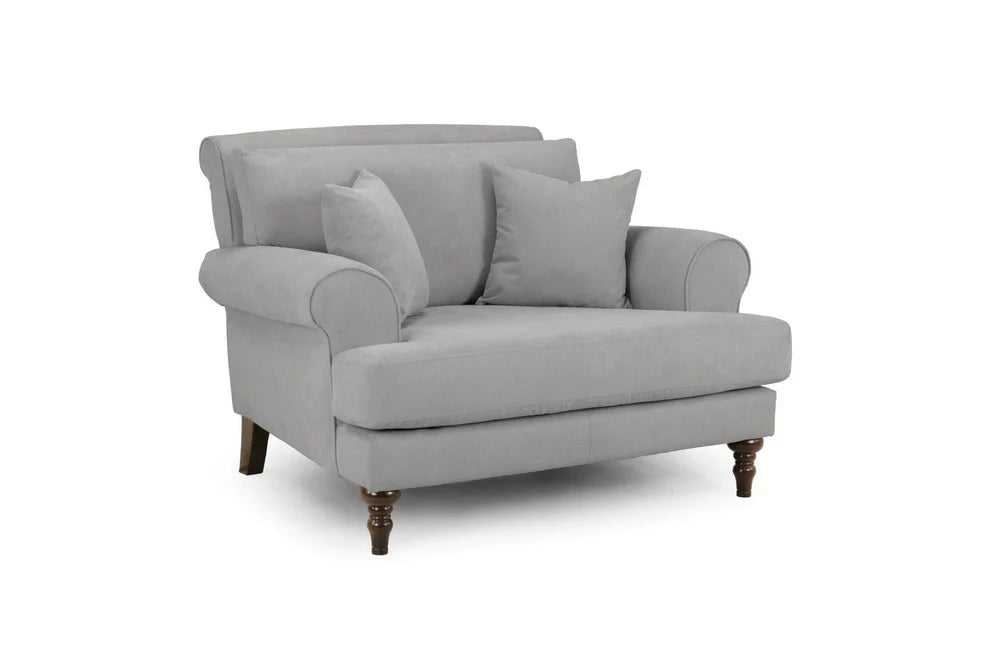 Sutherland Grey Armchair – Classic Fabric Design - Luminex FurnitureOccasional Chairssummer_sofa_grey_armchair