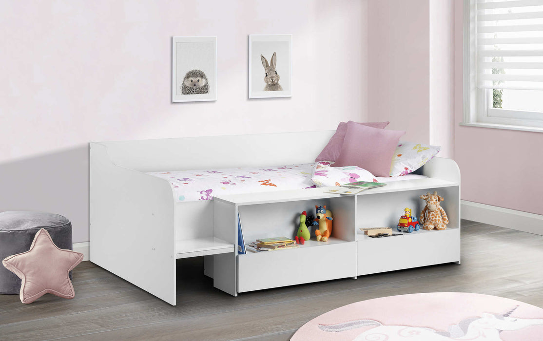 Sutton Low Sleeper Pure White - Luminex FurnitureLow SleepersSTE103