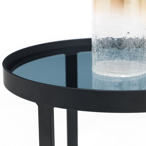 Tarris Lamp Table - Smoked Glass - Luminex FurnitureLamp TableLOF102