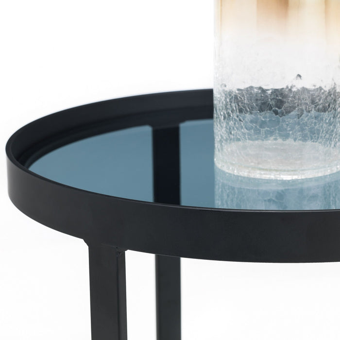 Tarris Lamp Table - Smoked Glass - Luminex FurnitureLamp TableLOF102