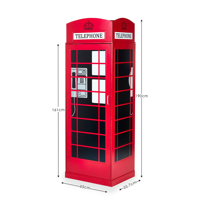 Telephone Box Wardrobe - Luminex FurnitureWardrobeTEL001